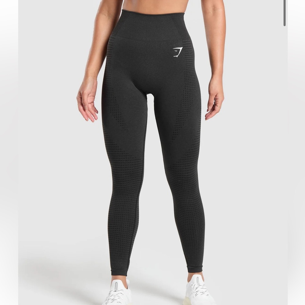Gymshark Vital Seamless Leggings Size S Black Marl